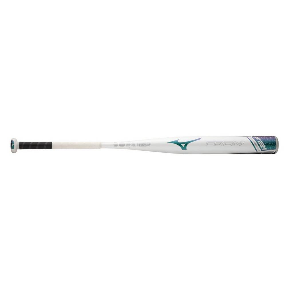 Mizuno Women's F21-CRBN1 - Fastpitch Softball Bat (-9) White/Mint (340556-GZS)